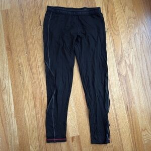 The North Face TNF Women Black Base Layer Pants Thermal Ski Snowboard Sz M
